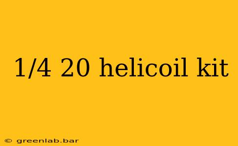 1/4 20 helicoil kit