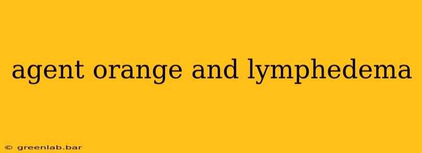 agent orange and lymphedema