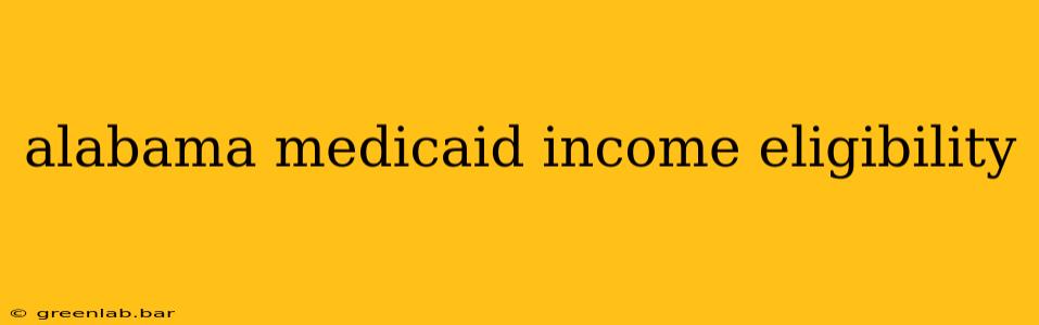 alabama medicaid income eligibility