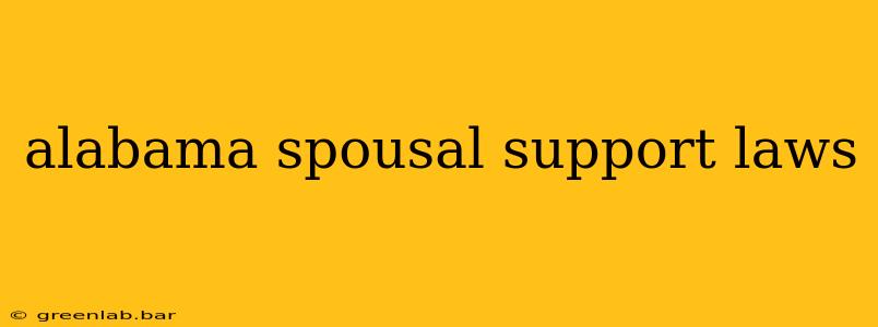 alabama spousal support laws