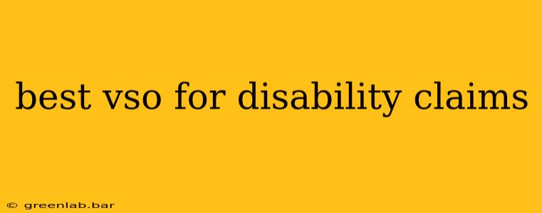 best vso for disability claims