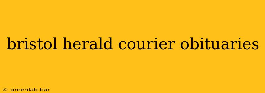 bristol herald courier obituaries