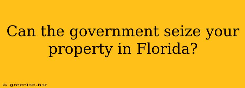 Can the government seize your property in Florida?