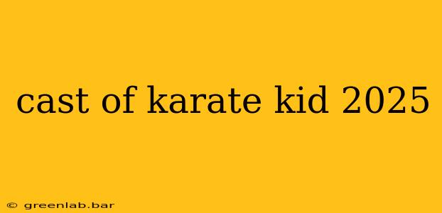 cast of karate kid 2025