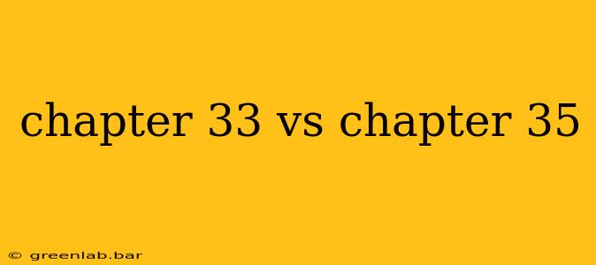 chapter 33 vs chapter 35