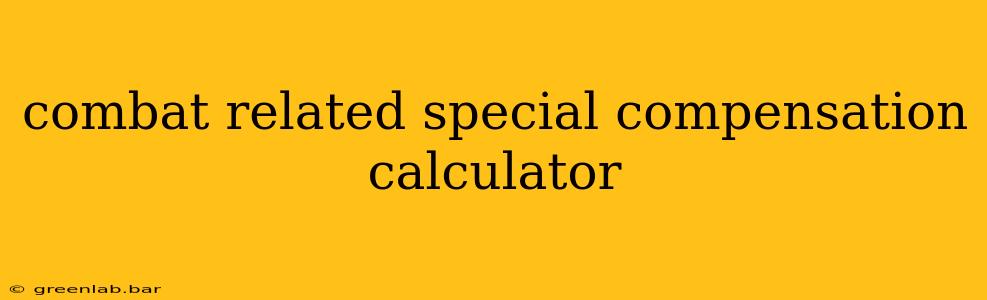 combat related special compensation calculator