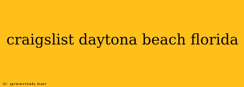 craigslist daytona beach florida