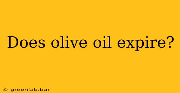 Does olive oil expire?