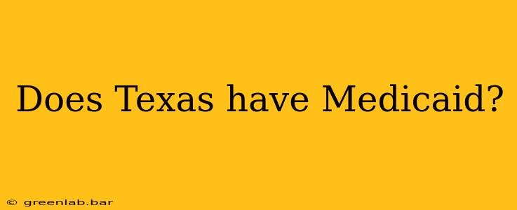 Does Texas have Medicaid?