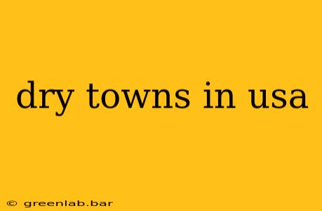 dry towns in usa