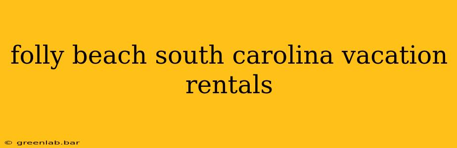 folly beach south carolina vacation rentals