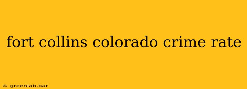 fort collins colorado crime rate