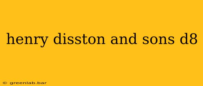 henry disston and sons d8