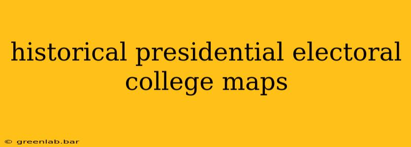 historical presidential electoral college maps