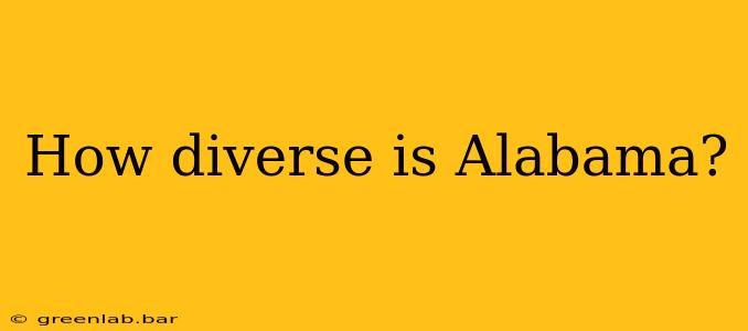 How diverse is Alabama?