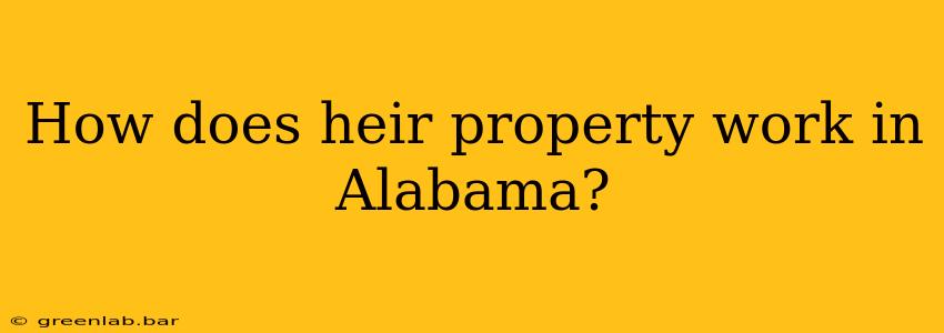 How does heir property work in Alabama?