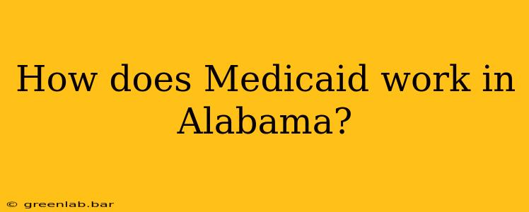 How does Medicaid work in Alabama?