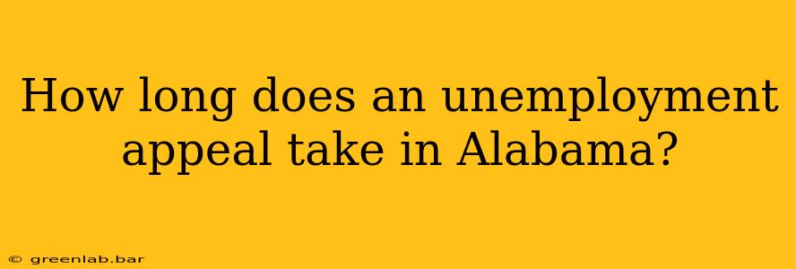 How long does an unemployment appeal take in Alabama?