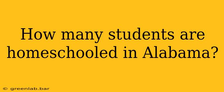 How many students are homeschooled in Alabama?