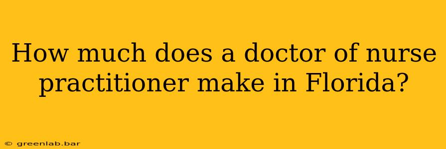 How much does a doctor of nurse practitioner make in Florida?