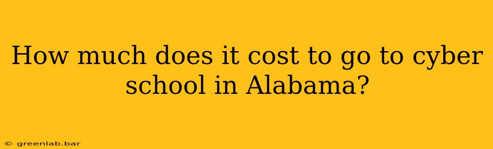 How much does it cost to go to cyber school in Alabama?