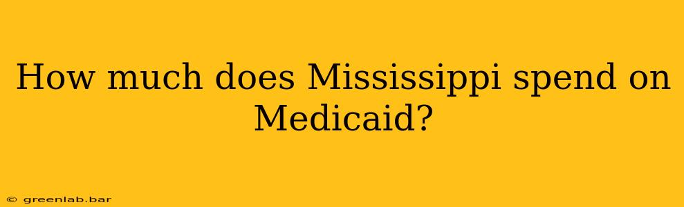 How much does Mississippi spend on Medicaid?