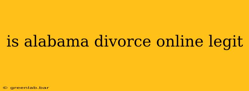 is alabama divorce online legit