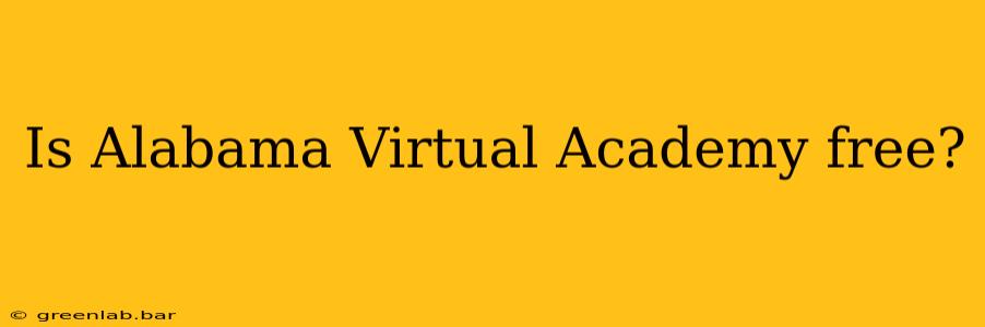 Is Alabama Virtual Academy free?