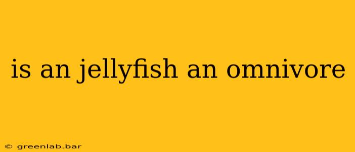 is an jellyfish an omnivore