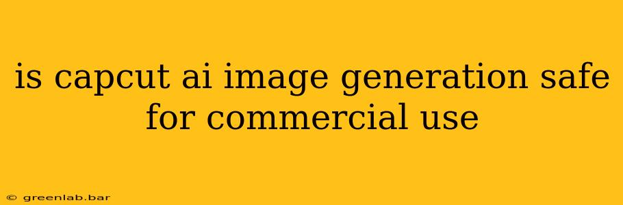 is capcut ai image generation safe for commercial use