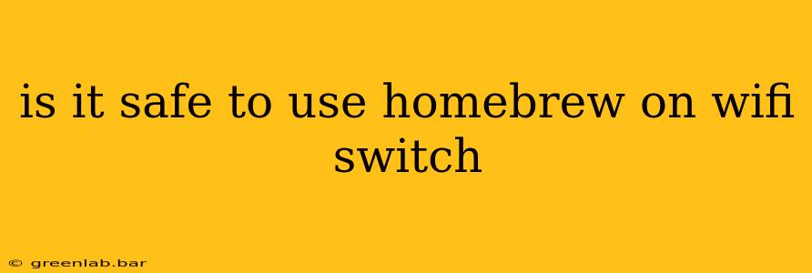 is it safe to use homebrew on wifi switch