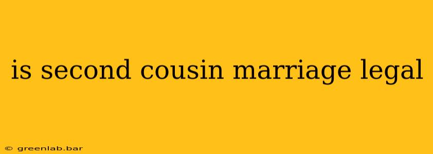 is second cousin marriage legal