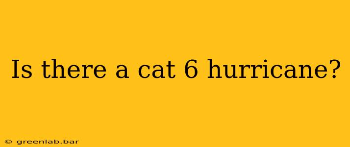 Is there a cat 6 hurricane?