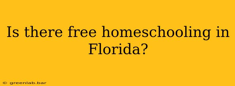 Is there free homeschooling in Florida?