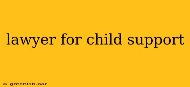 lawyer for child support