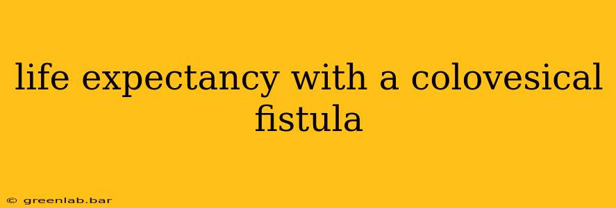 life expectancy with a colovesical fistula