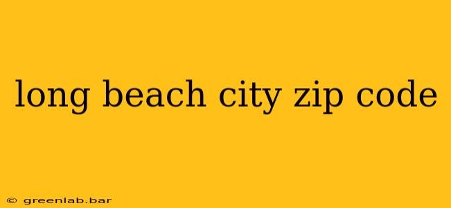 long beach city zip code