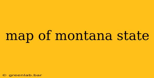 map of montana state