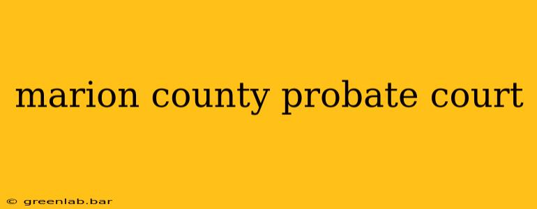 marion county probate court