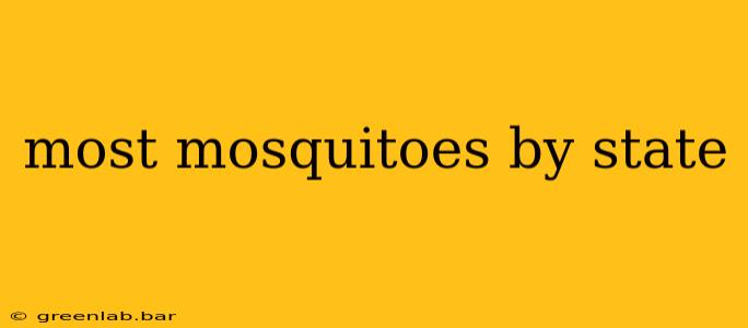 most mosquitoes by state