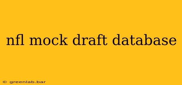 nfl mock draft database