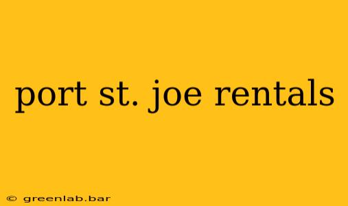 port st. joe rentals