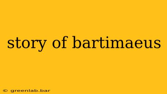 story of bartimaeus