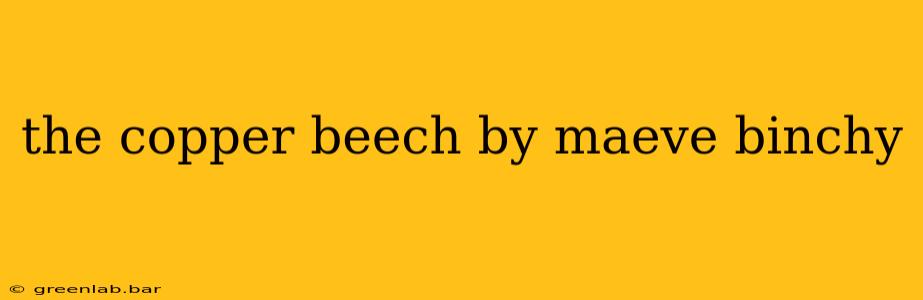 the copper beech by maeve binchy