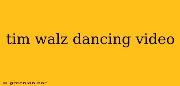 tim walz dancing video