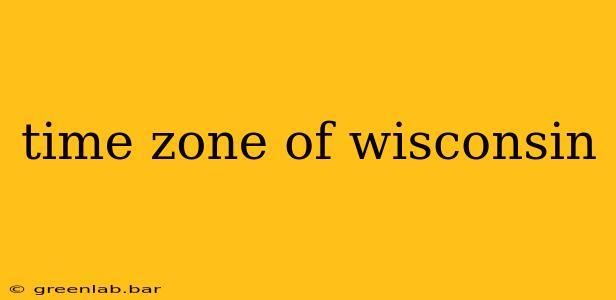 time zone of wisconsin