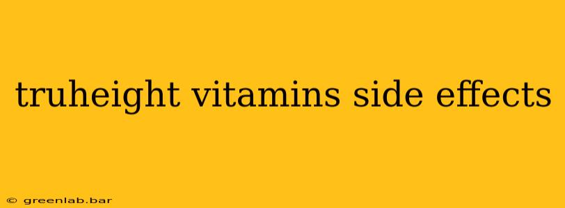 truheight vitamins side effects