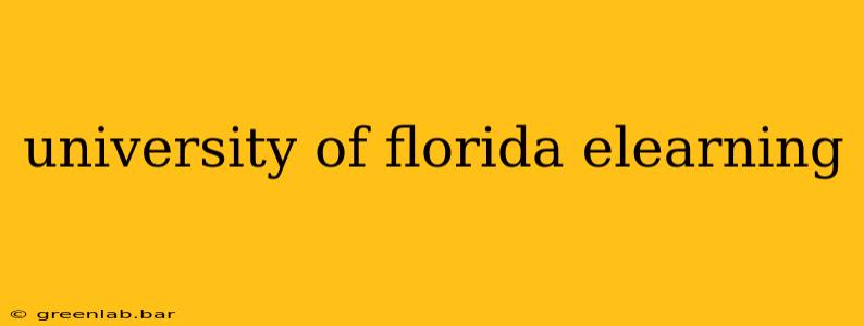 university of florida elearning