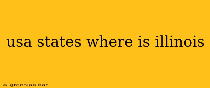 usa states where is illinois