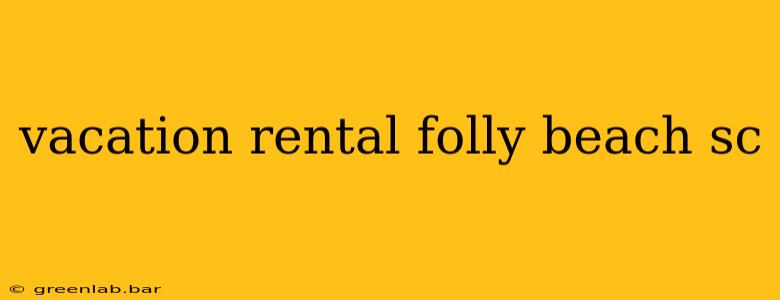 vacation rental folly beach sc